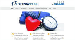 Desktop Screenshot of ildietistaonline.com